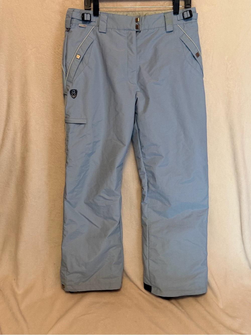 Columbia Convert Board Wear Light Blue Women's Insulated Snow Pants Size Large